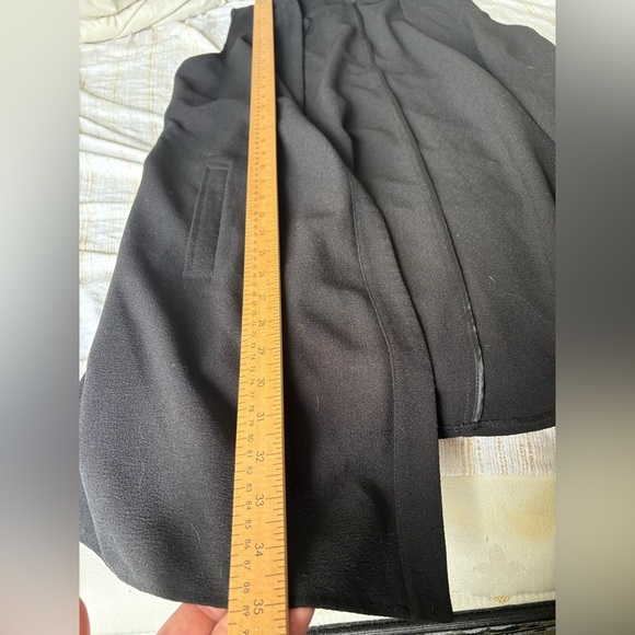 Marks & Spencer longline jacket vest size 16 sleeveless blazer black - Picture 8 of 10